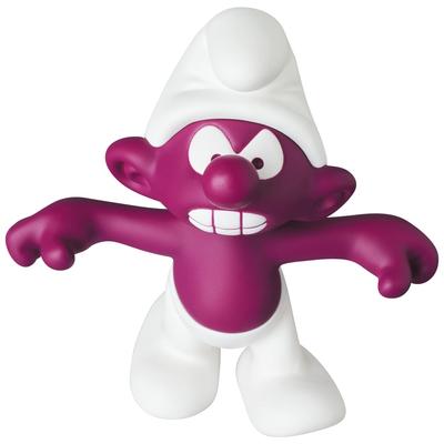 UDF THE SMURFS SERIES 1 ANGRY SMURF PURPLE Angry Smurf Purple Total Height 77mm Painted Finished Figure Approx. Non-scale