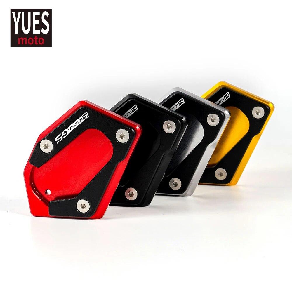 Motorcycle Accessories CNC Foot Side Stand Extension Pad Support Kickstand Plate Enlarge For BMW R1200GS LC R1200 GS Rallye