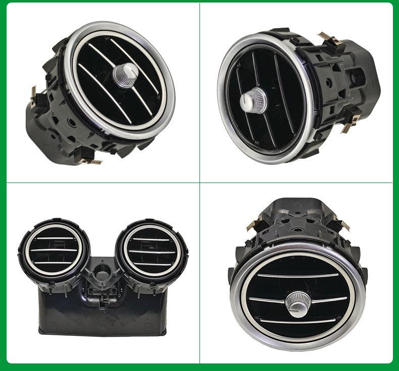 Compatible with Mercedes-Benz C-Class and GLC-Class W205 W253 Dashboard Front and Rear Air Conditioning Vent Grilles