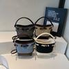 Premium Sense Simple Retro Bucket Bag Women's 2025 Summer New Messenger Bag Casual Portable Shoulder Bag
