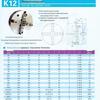 Zhonghuan K11400C Self-Centering Front Three-Jaw Chuck with M16 Screw and Removable Jaws
