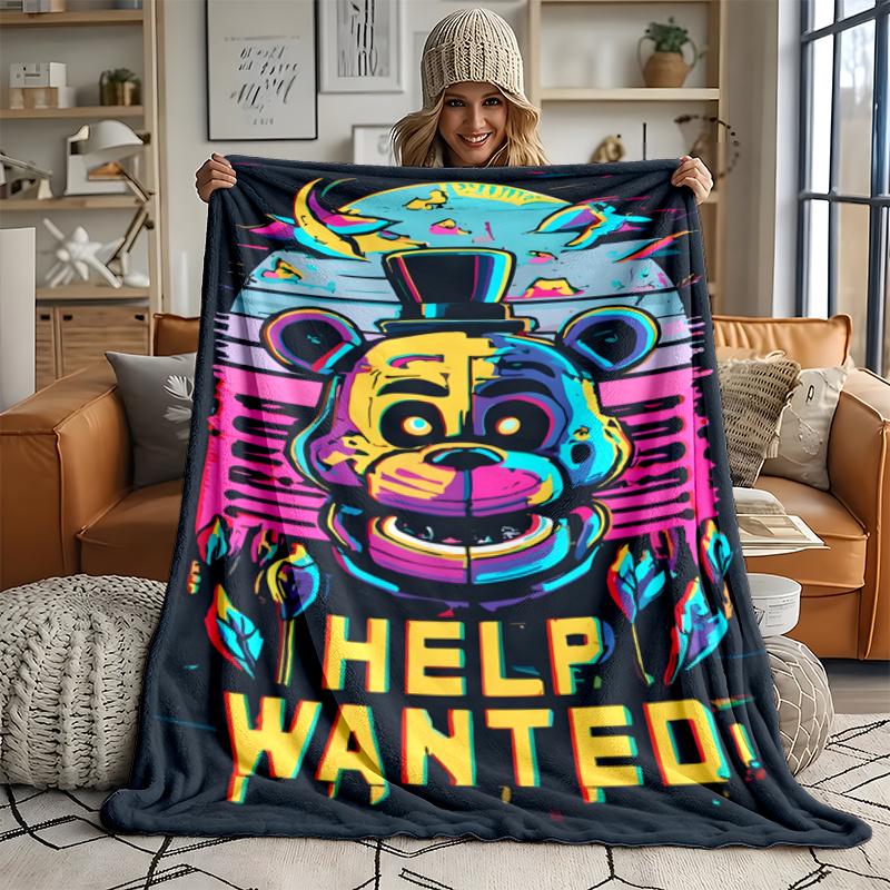 Five nights at freddy Ultra Soft Flannel Throw Blanket Warm Cozy Blanket for Bed Couch or outdoor best gift