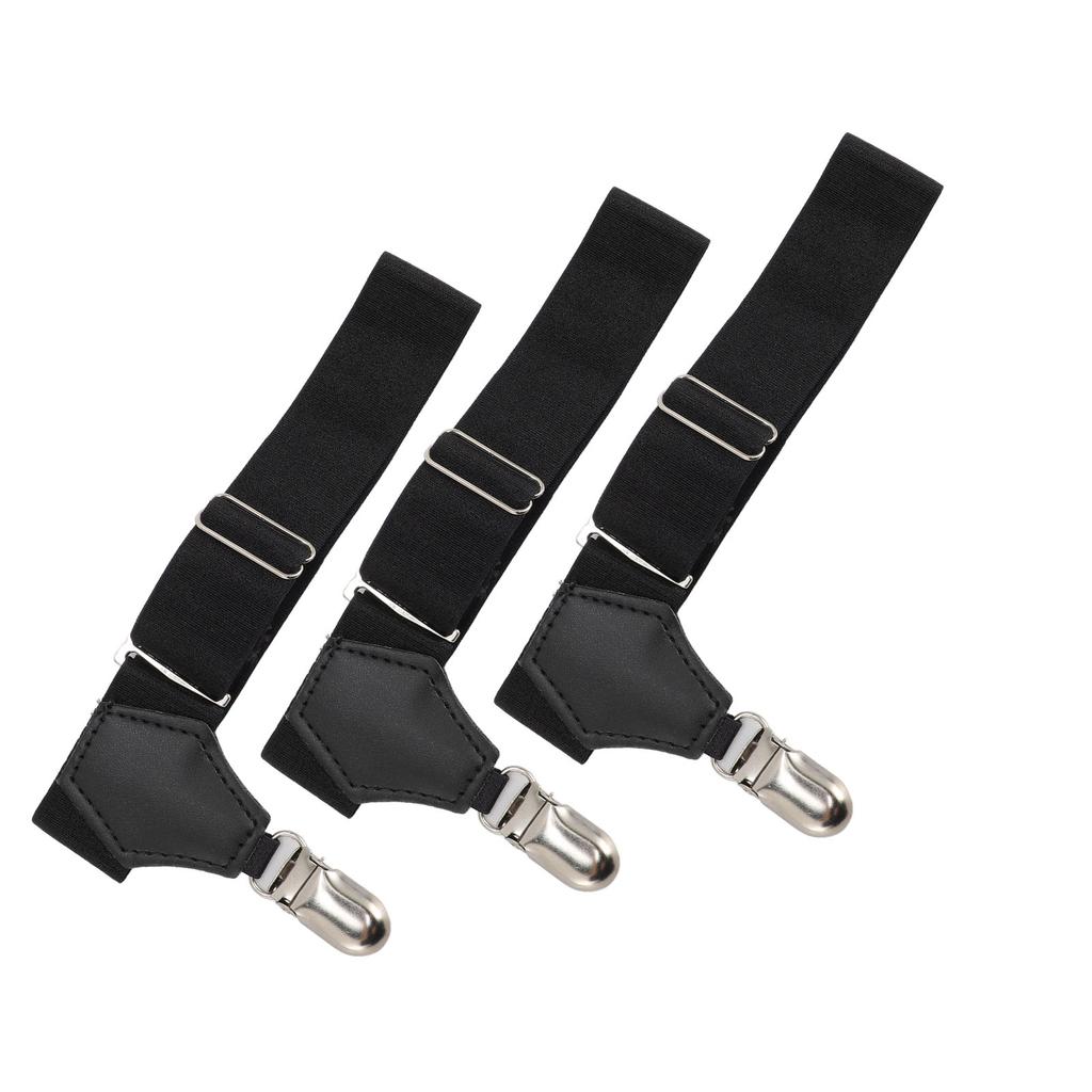 3 adet Çorap Jartiyeri Elastik Tek Klipsli Çorap Jartiyeri Kaymaz Çorap Askısı Tutucuları Pantolon Kıyafetler için