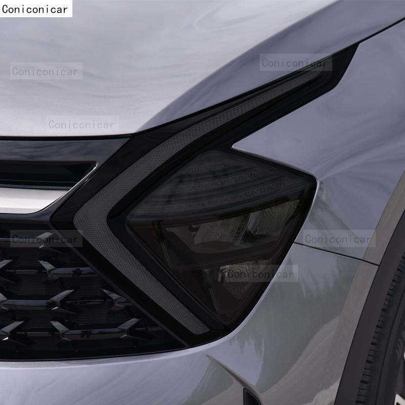 Für KIA SPORTAGE 5 NQ5 2022 2023 Auto-Scheinwerfer Schwarze TPU-Schutzfolie Scheinwerfer-Tönung Farbwechsel Zubehör