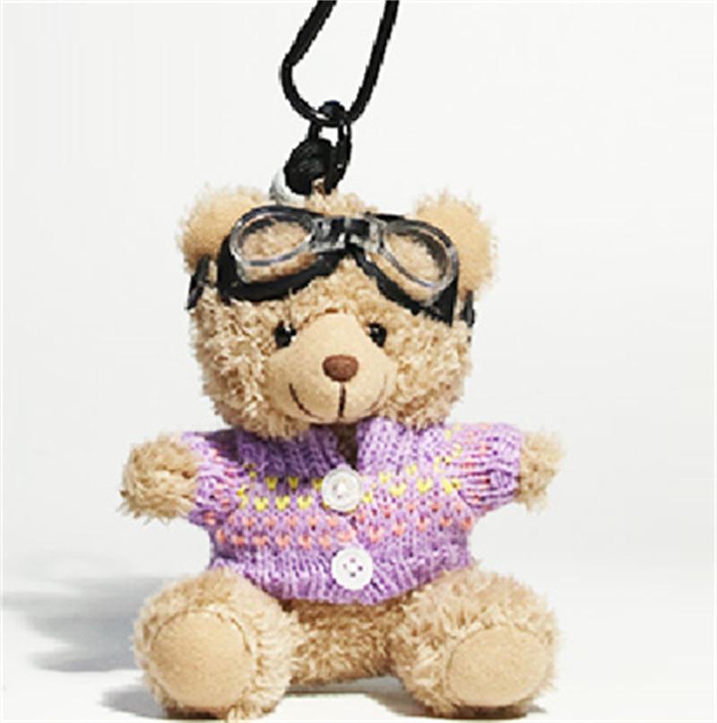 Panda Plysj Nøkkelring & Veskeanheng - Søtt Tegneserie Tilbehør