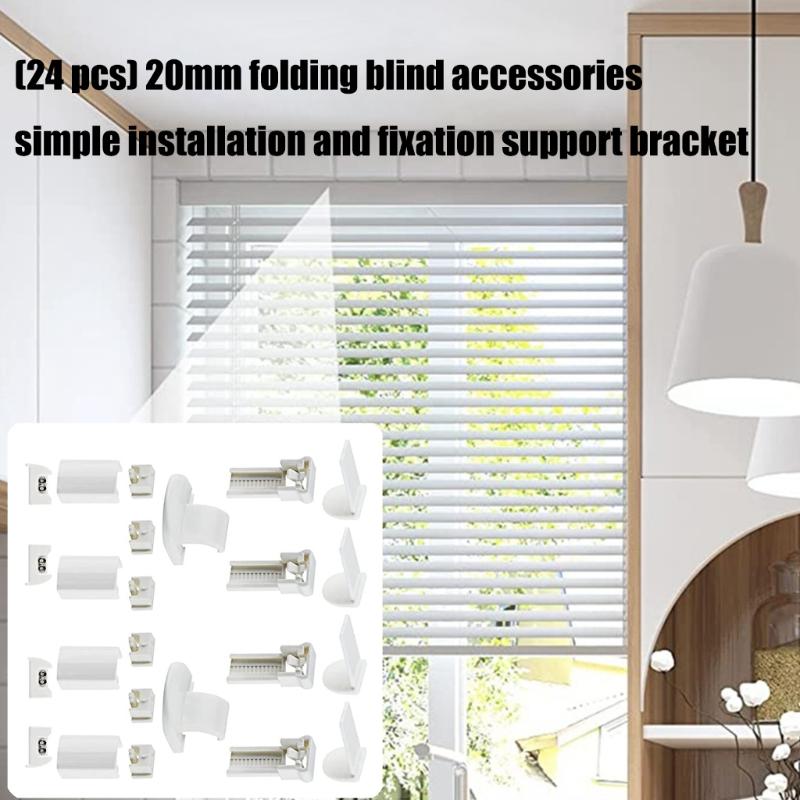 Plastic Blinds Fasteners Set Of 24 Easy Installation Tool Required Home Use