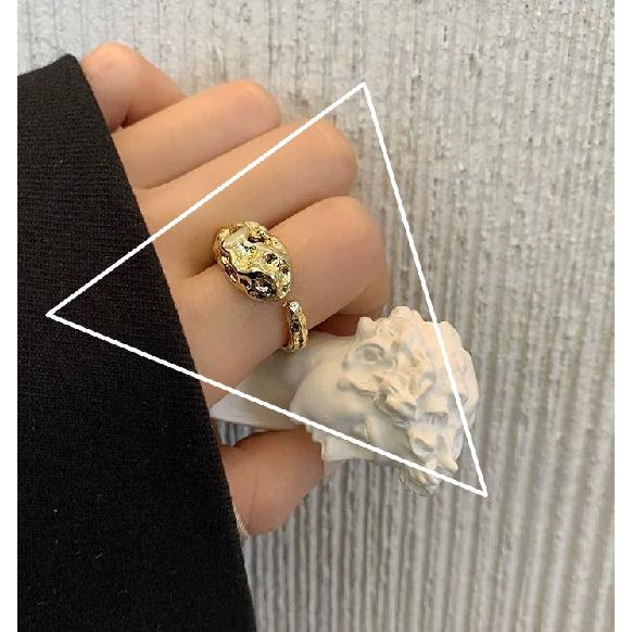 VENTFILLE 925 Sterling Silver Frosting Ring For Women Minimalist Irregular Versatile Fashion Elegant Jewelry Gift Dropshipping