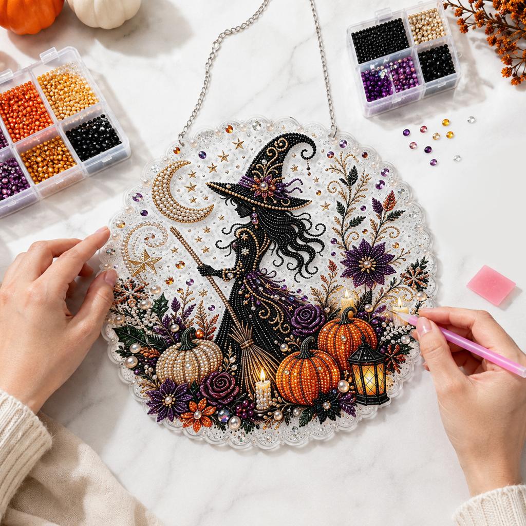 20 Pack Halloween Ornament Set, DIY Hanging Decorations for Party and Home
