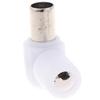 2Pairs 90 Degrees Male And Female Tv Plug Jack For Antennas Tv Rf