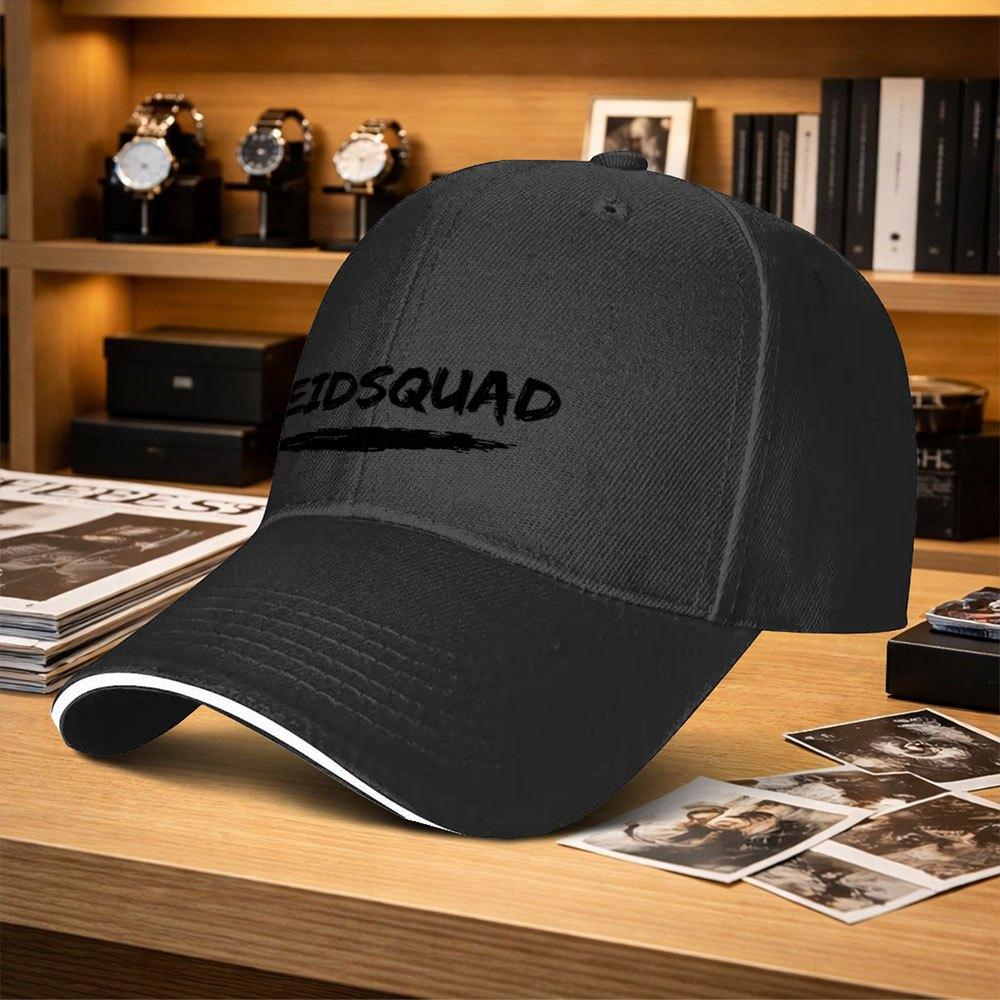 Eidsquad Adjustable Sandwich Baseball Cap Trendy Printed Unisex Duckbill Hat For Fishing Golf Camping Hiking