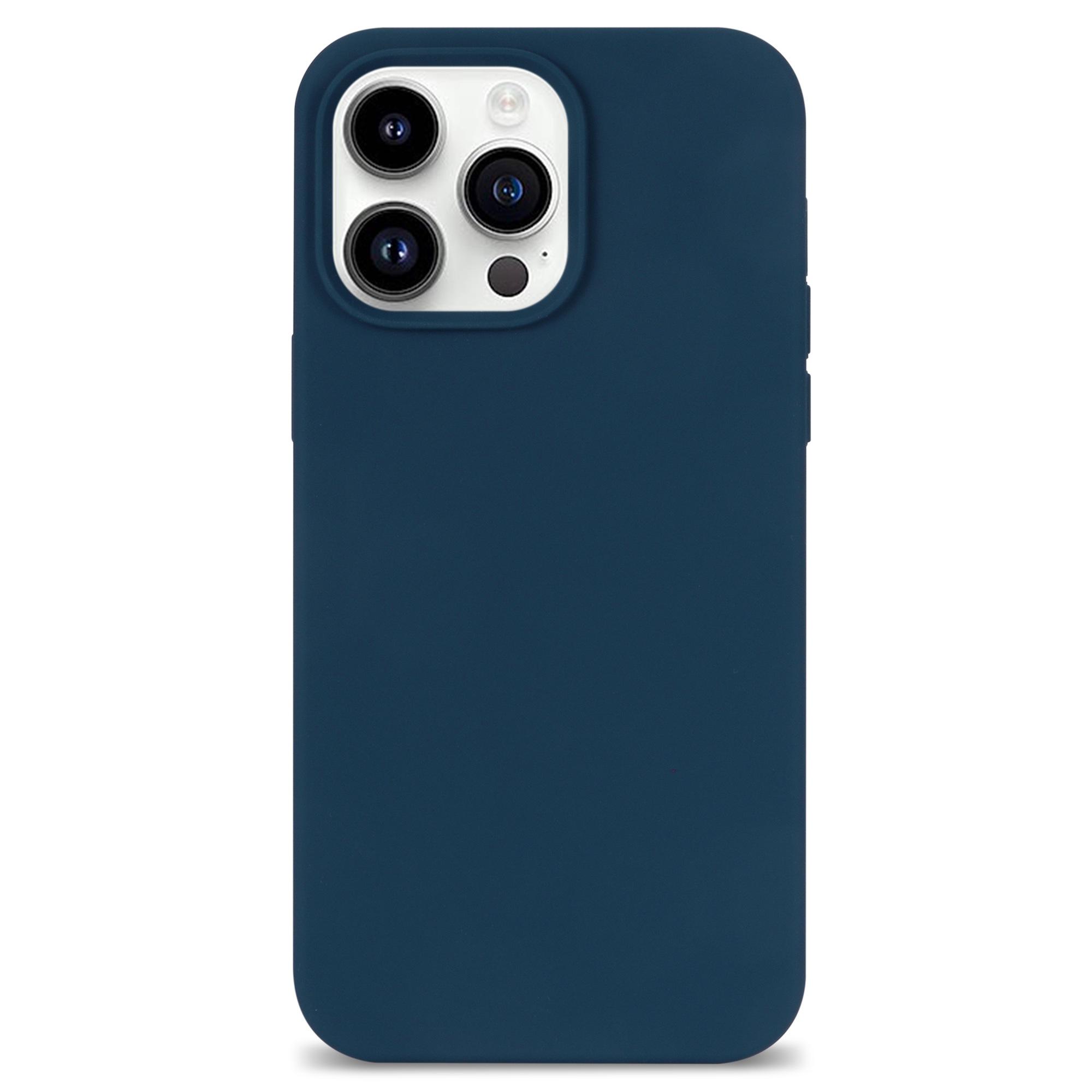 

For iPhone 13 Pro Max Case Shockproof Soft Silicone Phone Cover Blue