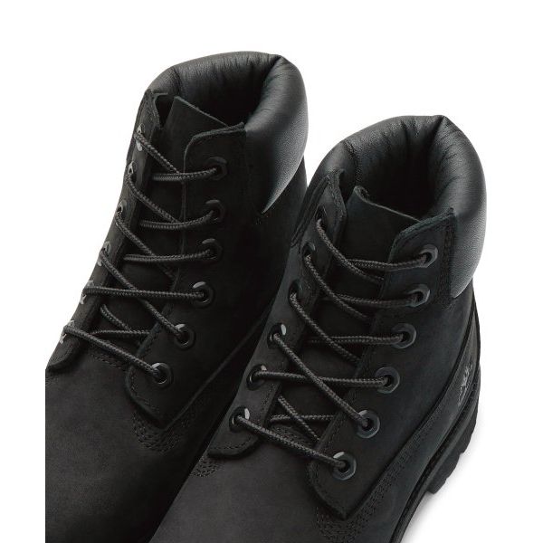 Timberland Premium Series Suede Durable Comfortable Daily Short Outdoor Boots Women Boots Black 8658A001