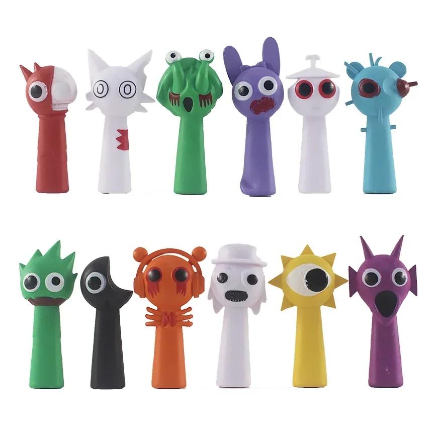 Funny Sprunki Figuras Model 7cm PVC Sprunki Game Action & Toy Figures Set 12pcs