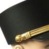 Black Security Guard Hat Carnivals Adult Soldier Hat Role Play Doorman Hotel Waiter Hat Adult Cosplay Party Black Hats