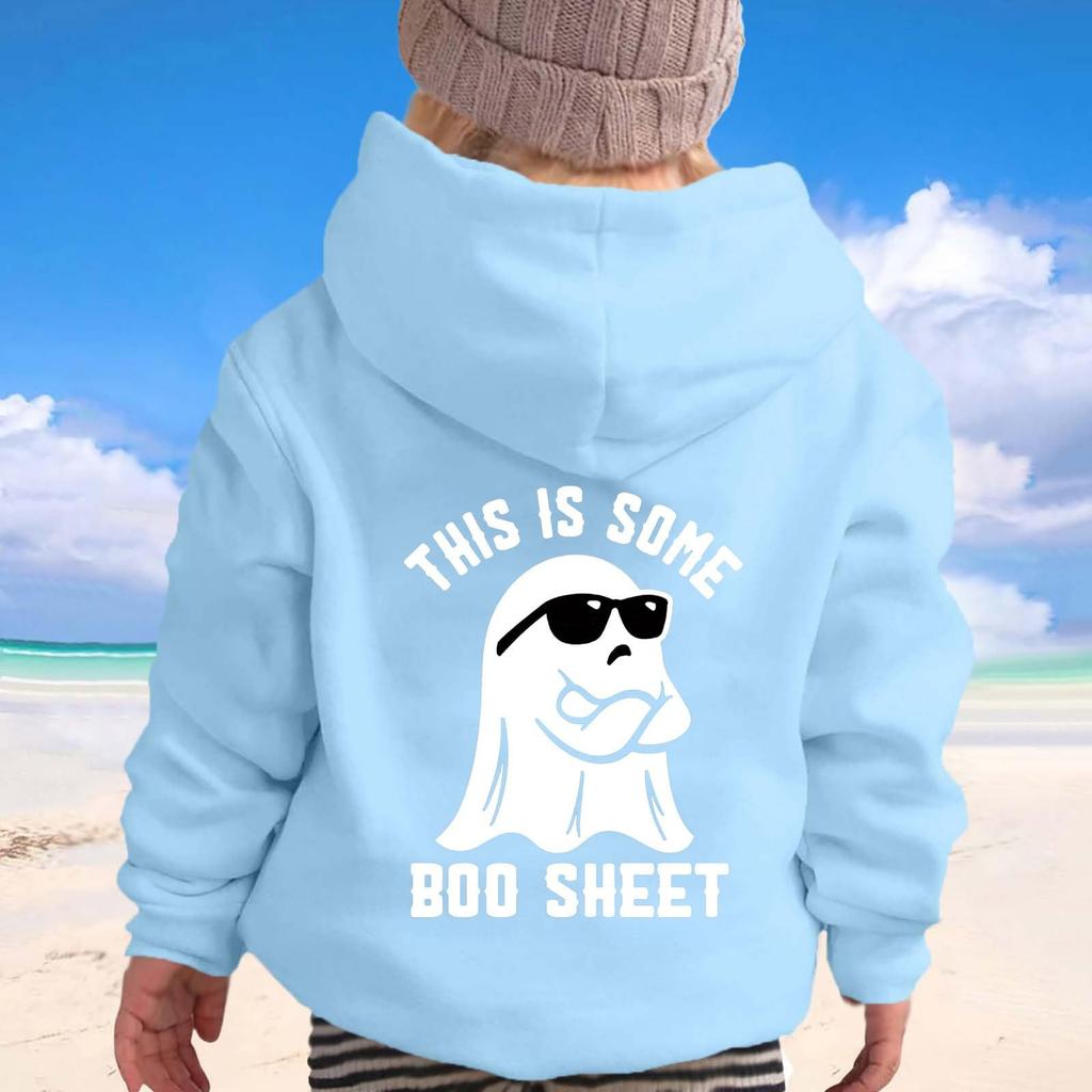 Children's Boys' Fashion Halloween Printed Hoodie Sweatshirt
