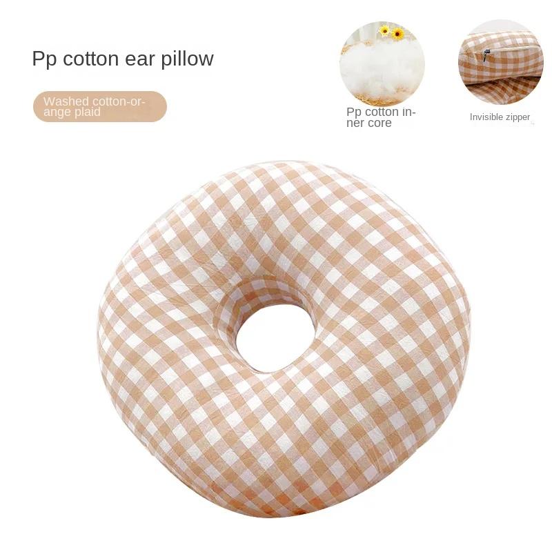 

Одно отверстие для уха для пожилых пациентов, ухо с отверстием, подушка для салона красоты, подушка для сна сбоку, подушка для уха