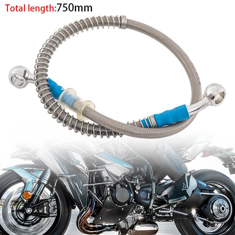 15.4-45 in Motorcycle Racing Hydraulic Brake Hose 10mm Braided Oil Hoses Line M