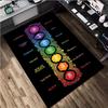 Chakras Rug - Home Carpet Office Decorative Carpet For Living Room Bedroom Door Mat Floor Rug Computer Chair Area Rug