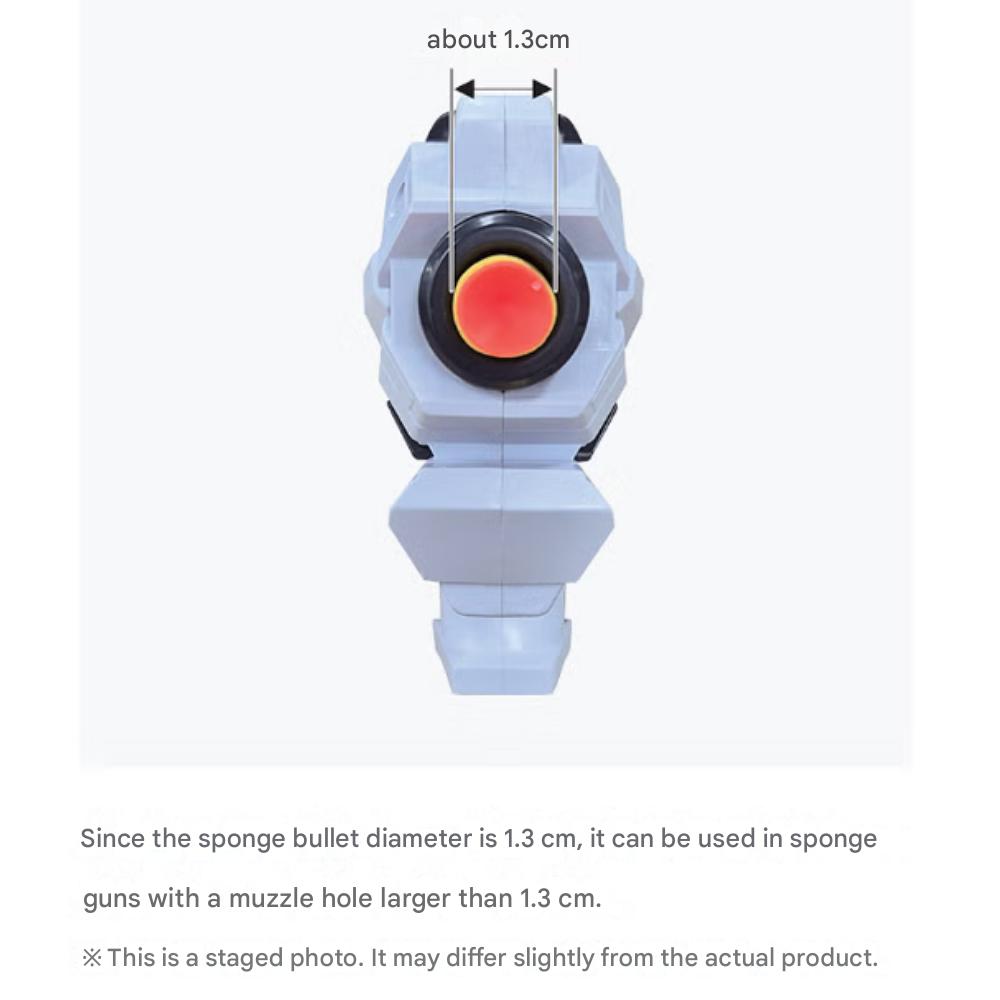 Pistola Mini Morbida di Spugna(+3 Soli Proiettili, Per Acquistare Ricarica(+40) Proiettile di spugna nello stesso negozio)