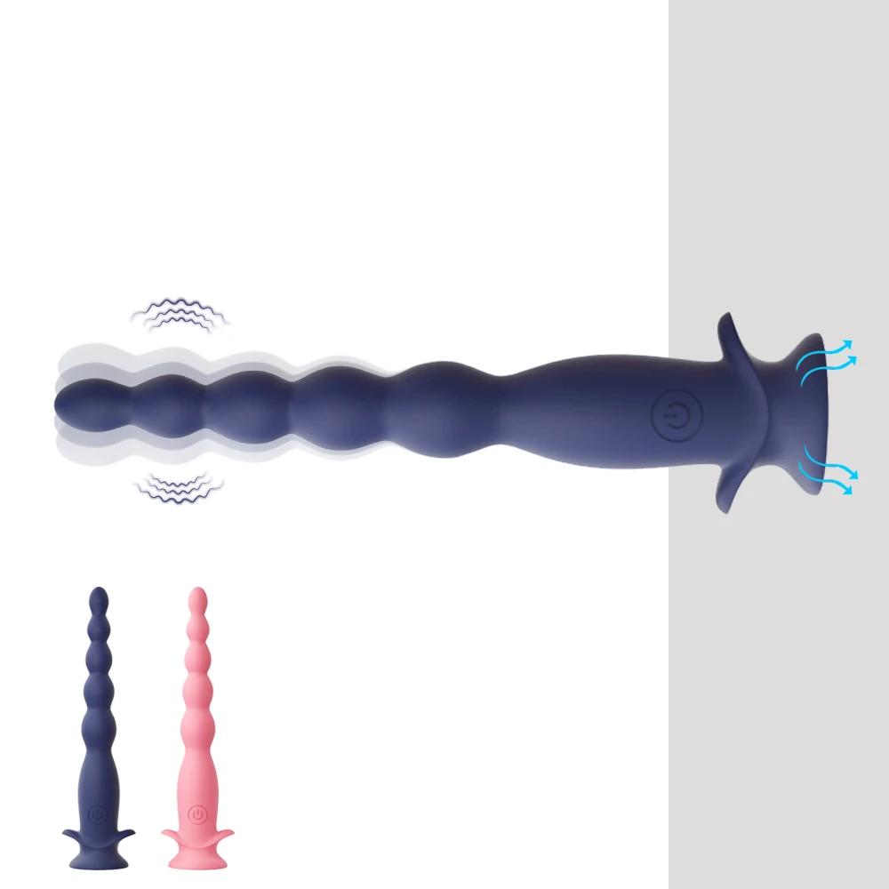 10 Speed Anal Bead Vibrator Vibrator Hip Plug Female Vaginal Ball Dilated Sex Toy Adult Toy Prostate Massager Masturbator