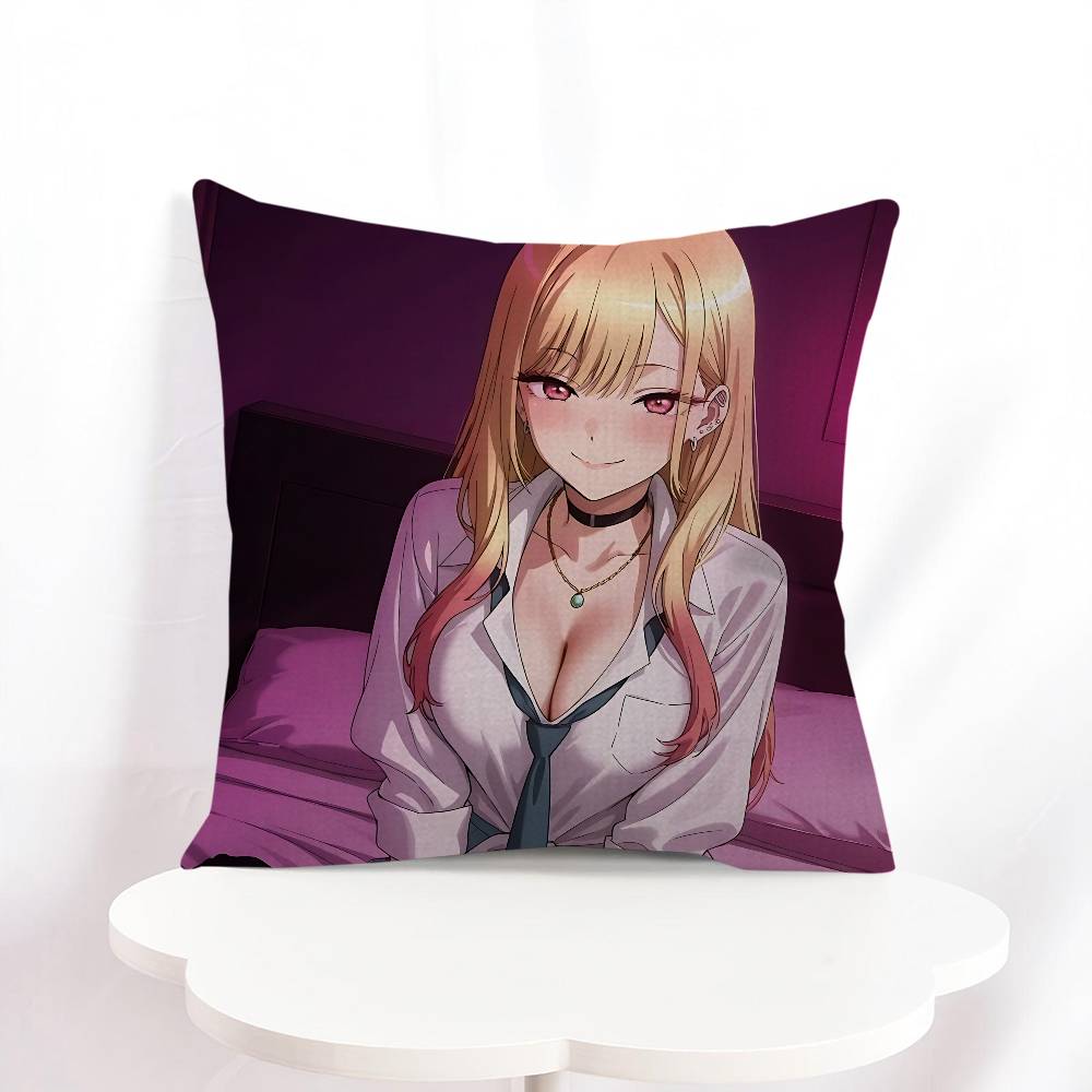 M-marin Kitagawa Kissenbezug Toon Geschenk Kissenbezug Schlafzimmer Zuhause Sofa Stuhl Sitz Dekor Kissenbezug