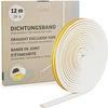 Bande Joint Étanchéité - LIVAIA - 12m - Autocollant - Anti-courant D'air - Caoutchouc Blanc