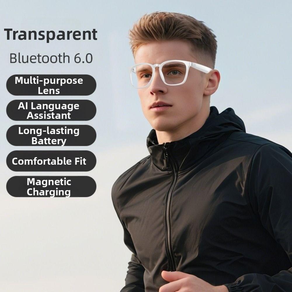 with Bluetooth Music Streaming AI Translator Smart Glasses Intelligent Eye Glasses Calling