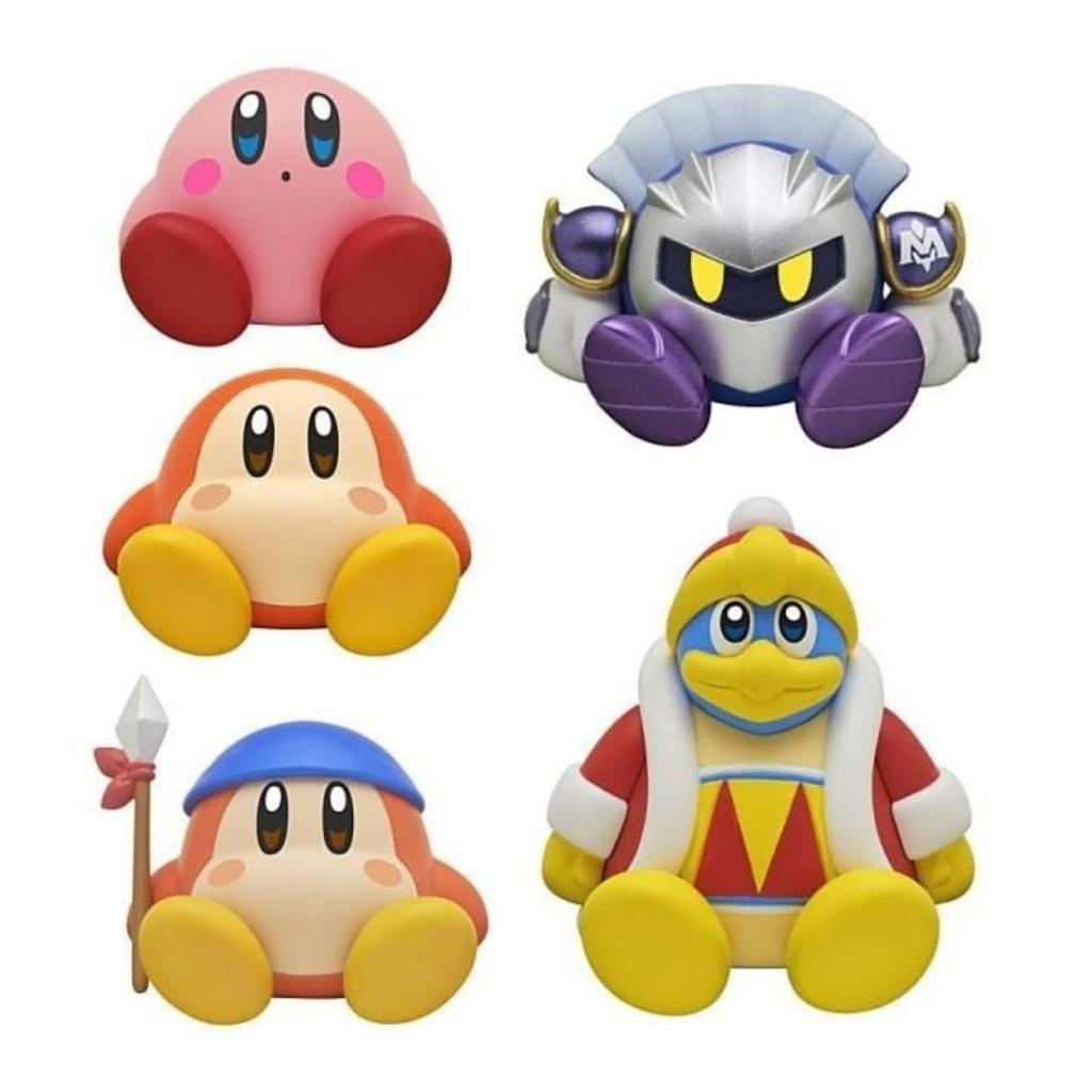 Kitan Club Sitting Kirby x Complete Set of 5 Types Gacha Capsule Toy