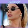 Progressive Metal Frame Sunglasses For Women With Uv400 Shield For Outdoor Activities And Parties
