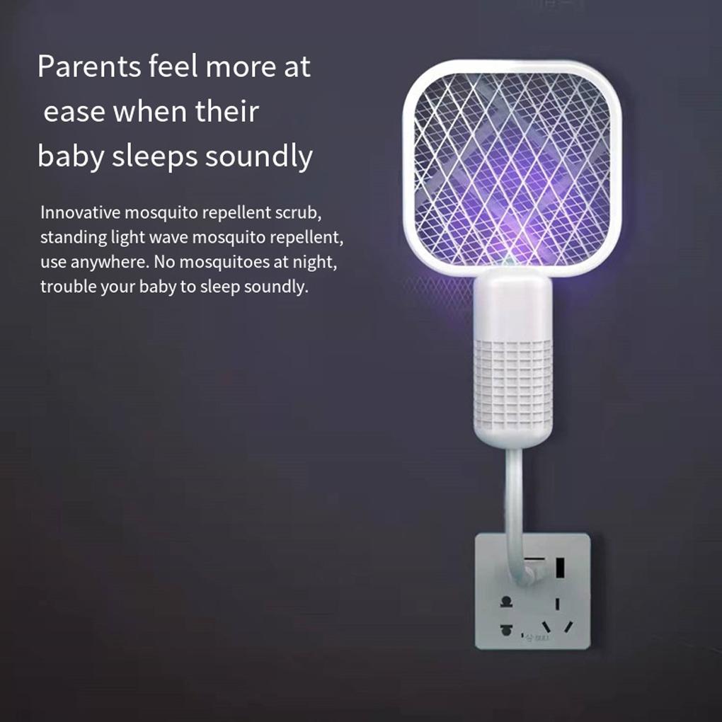 ABS Multi-Purpose Electric Fly Swatter For Fast Mosquito Killing Electric Mosquito Swatter Durable