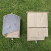 M-Modern-Large Outdoor Bat House, Huge Wooden Box, Weatherproof, Untreated Spiral Bat House, Shelter, Garden Accessories A