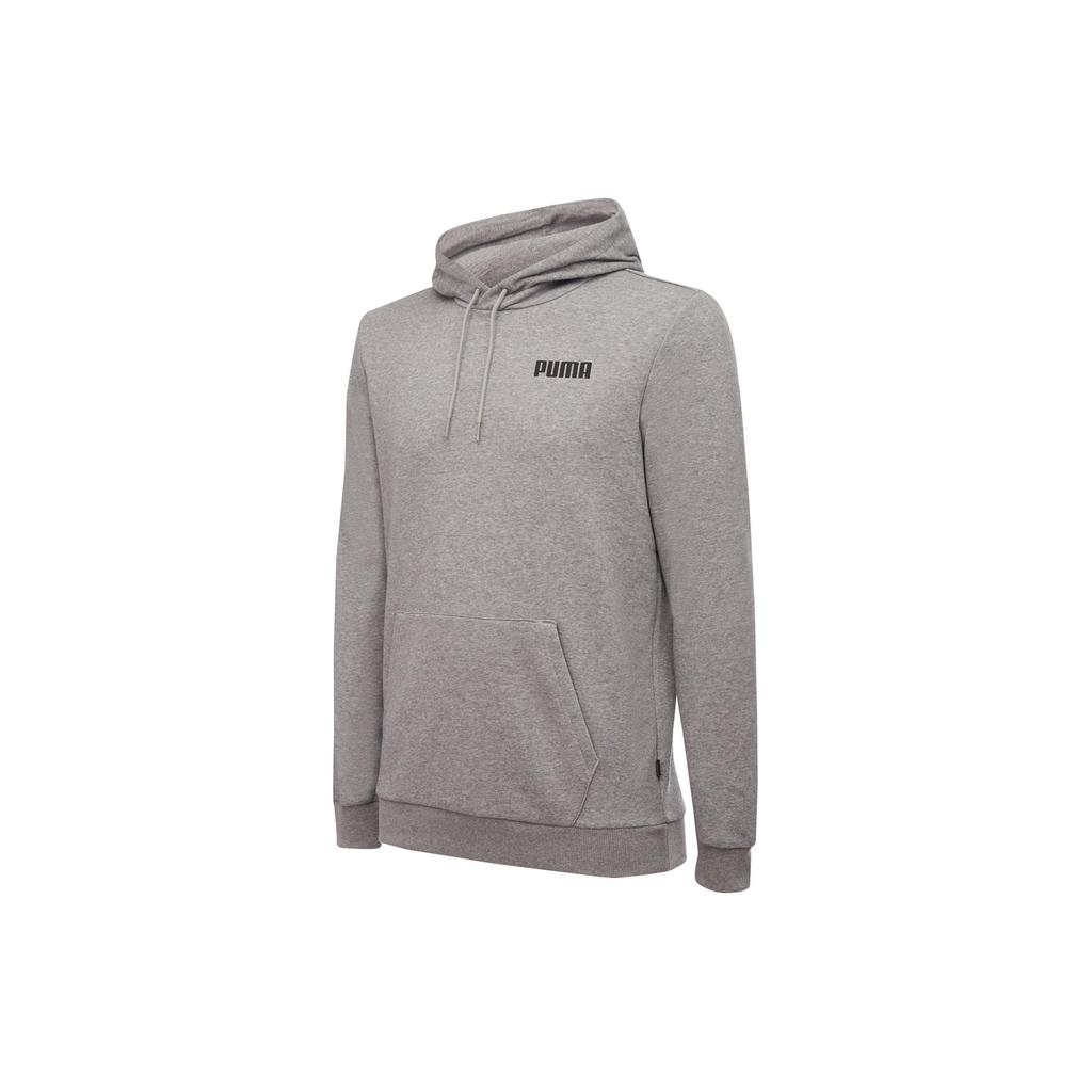 Puma Solid Color Casual Hoodie Long Sleeve Sweatshirt Men tops Gray 84722903