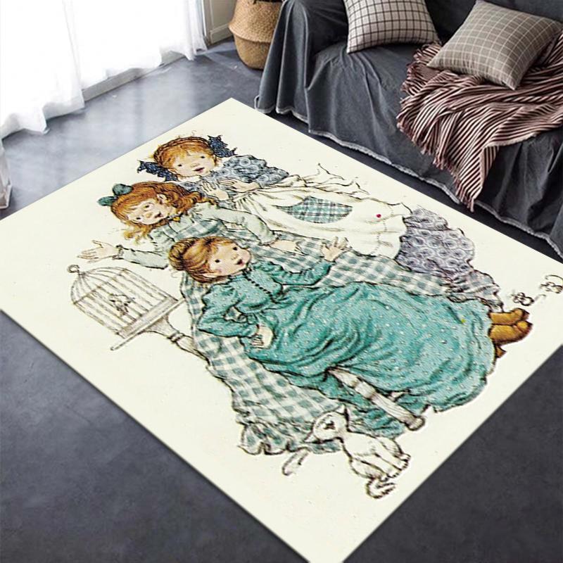 2025 New Sarah Kay Carpet Rug for Living Room Bedroom Home Sofa Decoration,Kids play Non-slip Floor Mat145
