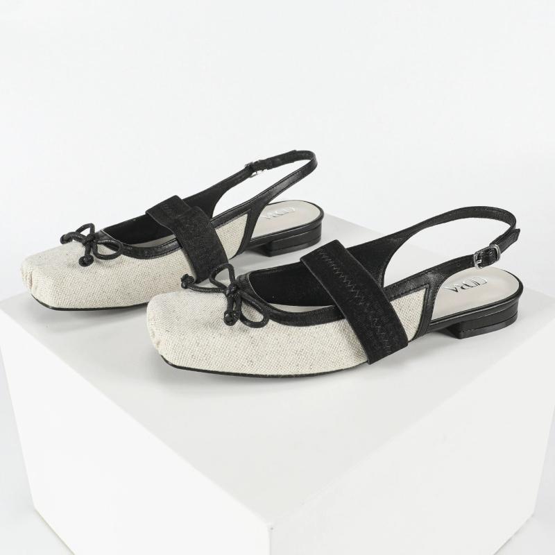 Fashion 2025 Autumn Winter Bow Mary Janes Shoes Flats for Women Fashion Casual Solid Color Flats Ladies New Designer Shoes Woman Sandals