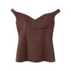 2025 Spring Women's European & American V-Neck Off-Shoulder Top with Long Pants