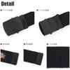Dickies GI Belt Gacha Belt 32mm Width Double Logo Black Buckle Limited Edition DS0112ZN Cotton Blend Belt White (06)