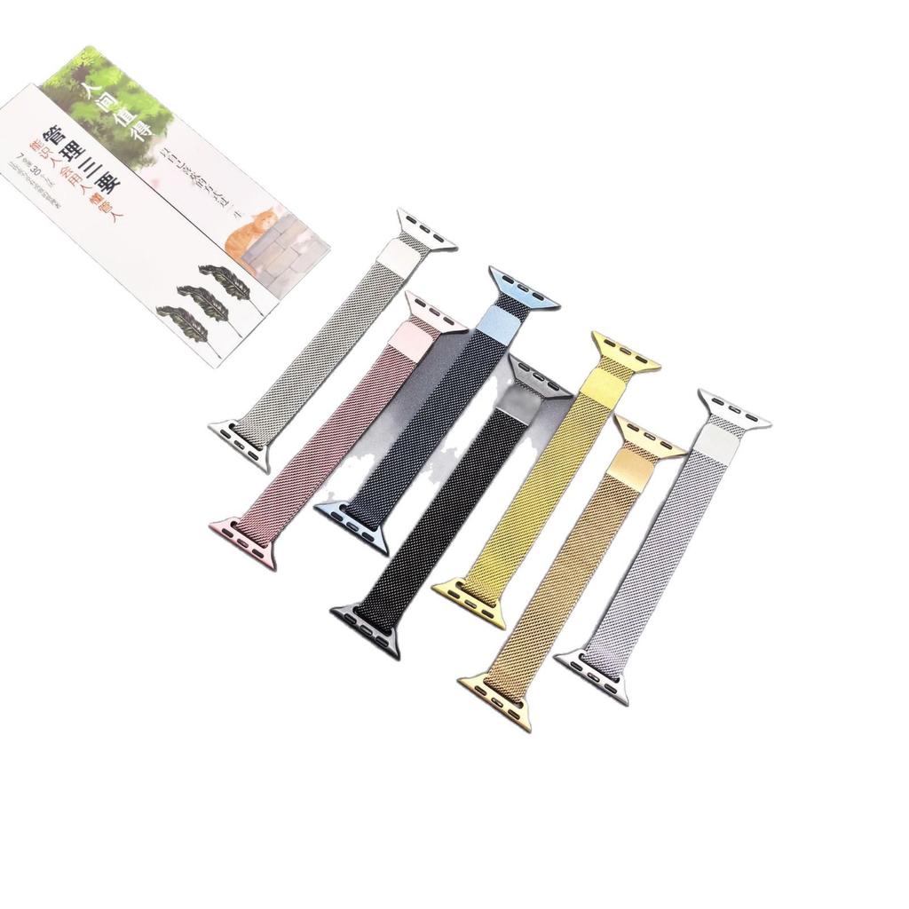 Damska opaska magnetyczna ze stali nierdzewnej w stylu mediolańskim do Apple Watch