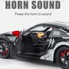1:24 Scale 911 GT3 RS Miniature Sports Car Model Toys Alloy Diecast Doors Opened Pull Back Shock Absorption Simulation Supercars