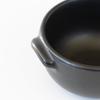 Banko Ware Gratin Small for One Diameter Black Black Oven Open Flame Microwave Dishwasher Made In Japan 11158 Dish, Size, Person, Approx. 10cm, Glaze,