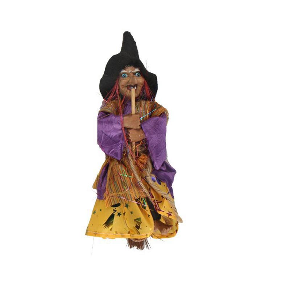Random Color Lawn Halloween Horror Party Decoration Figurine Pendant Witch Ornament