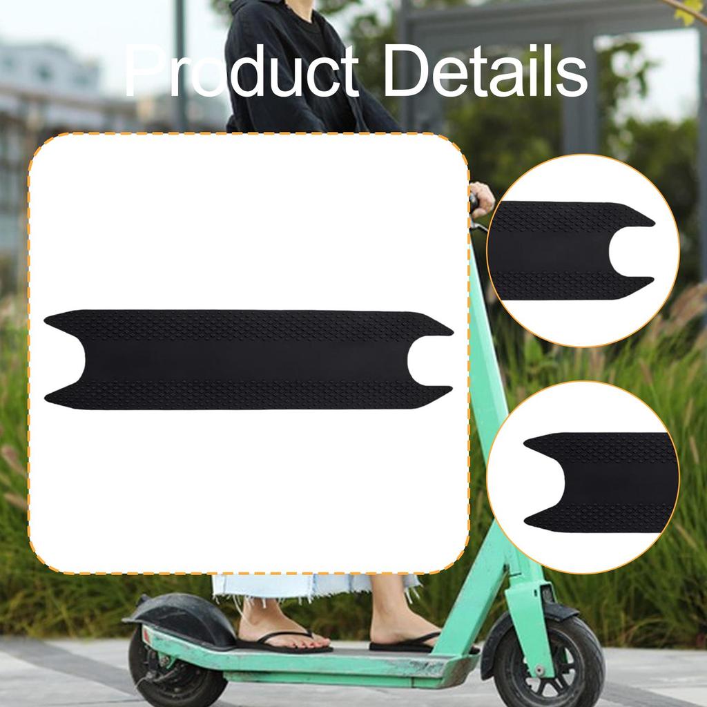 Compact Replacement Pedal Mat for Electric Scooter Silicone Foot Pad Anti Slip Easy To Clean Riding Accessory