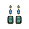 Earrings - LUXENTER - Lali - 18k Gold Plated - Multicolored Turquoise - AFRICA Fantasia Pattern
