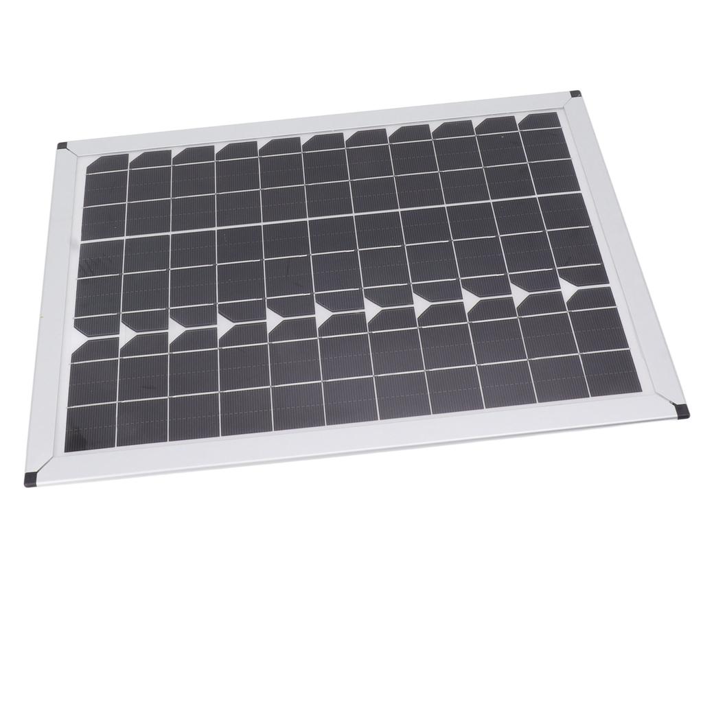 100W Solar Panel Kit Monocrystalline Solar Module with Waterproof 20A 12V 24V Controller for Car Camping