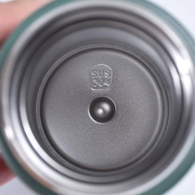 Stainless Steel Mug Simple Solid Color Portable Cup with Tea Leakage Office Cup.