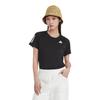 Adidas T Shirts Women's Black Crew Neck Moderate Straight Fit HS1450