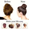 Fashion Elegant Hair Bun Donut Foam Sponge Big Ring Hair Styling Tools Hairstyle Hair Accessories For Girls Women