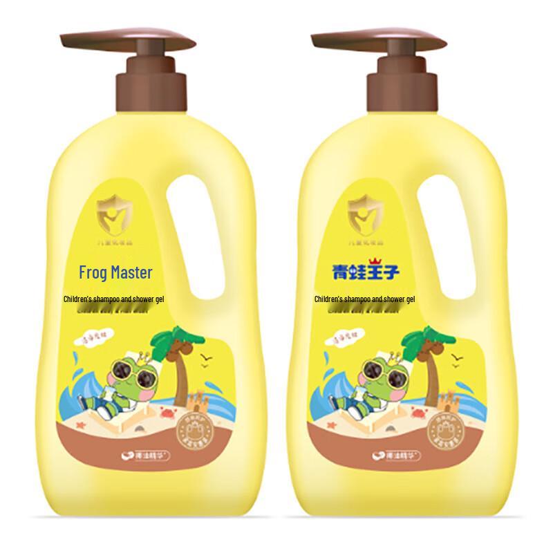 Frog Prince Children's 2-in-1 Bath & Shampoo Twin Pack (1.1L)