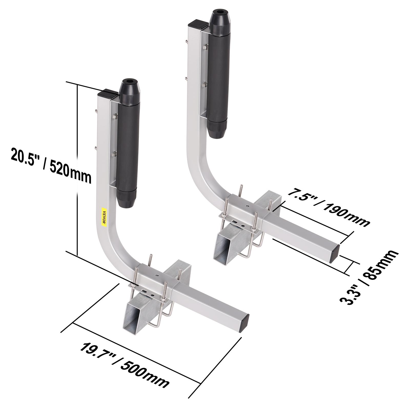 SucceBuy Boat Trailer Guide Adjustable Guide Poles 2PCSRustproof Galvanized Steel Trailer Guide for SkiBoat or Sailboat Trailer L