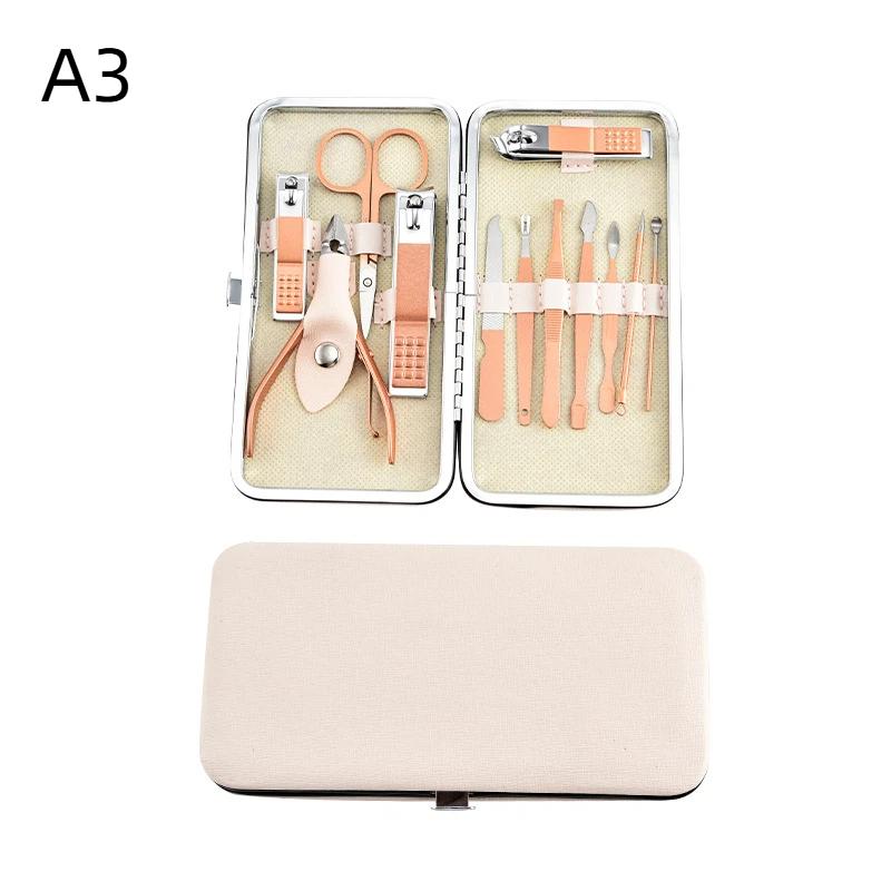 Easy To Clean Stainless Steel Manicure Set 4-18Pcs Professional Nail Clipper Kit for Daily Nail Care