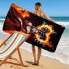 Adele Melody Print Beach Towel, Large Soft Quick Dry Towel for Beach Camping Swimming